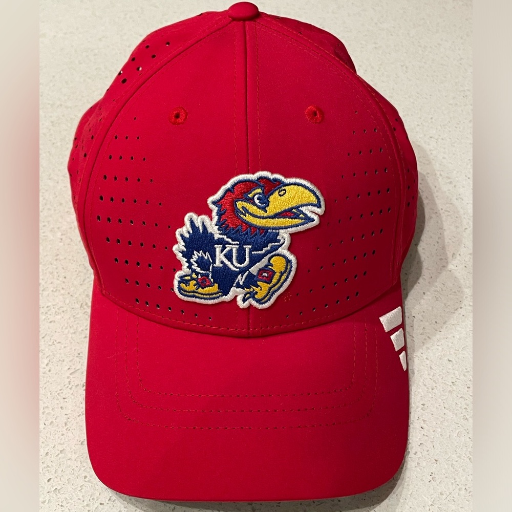 Adidas University of Kansas KU performance hat